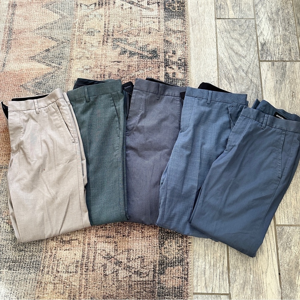 Mens Bonobos Buissnes Dress Pants BUNDLE sz 31/30